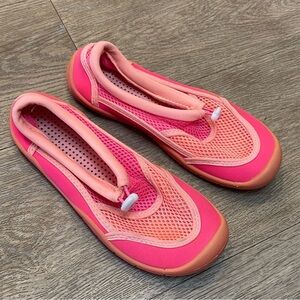 Vibrant Pink Mesh Slip-On Water Shoes